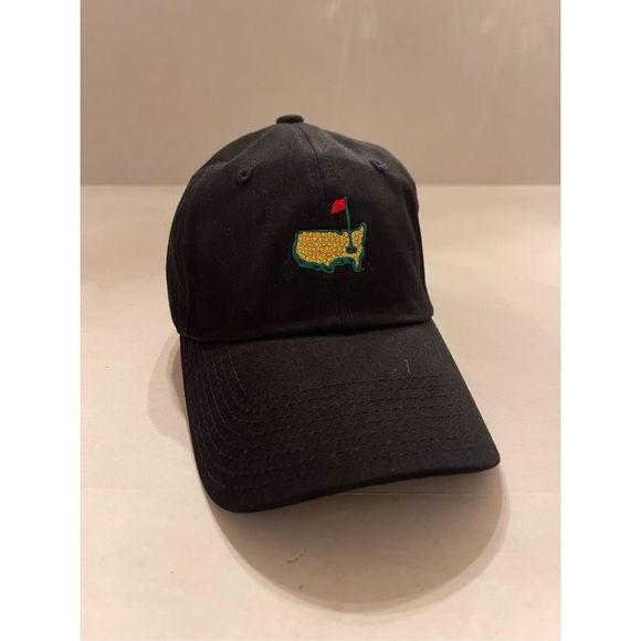 Masters Accessories - Masters Tournament Golf Hat blinged out black caddy style hat ladies Augusta Nat